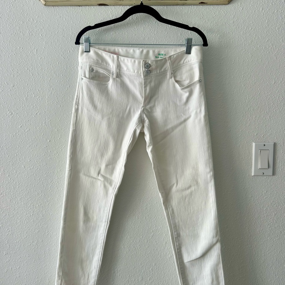 Lilly Pulitzer White Skinny Jeans